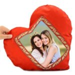 Fotoğraf Baskılı Kişiye Özel Kalp Yastık - Görsel 2