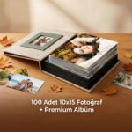 Koton Albümlü 100 Adet 10x15 Fotoğraf Baskı