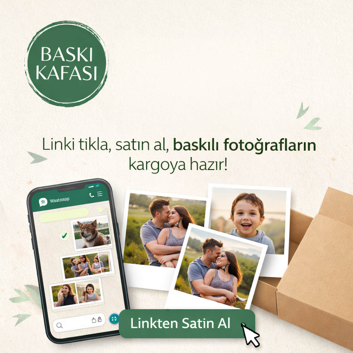 84 adet 10×15 Fotoğraf Yüklemesiz Satın Alma Bağlantısı