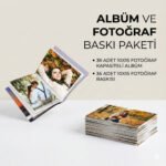 36 Adet Albümlü Paket 10x15 Fotoğraf Baskı
