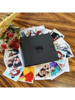 Anı Defteri 20 Adet 6x8 İntax Fotoğraf Baskı, Beyaz Jel Kalem ve Bant Hediye - Görsel 2