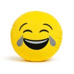 Fotoğraf Baskılı Kişiye Özel Yuvarlak Emojili Yastık (Gülen Yüz) - Görsel 4