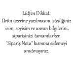 Kişiye Özel Kalemli Ahşap Masa İsimliği - Görsel 3